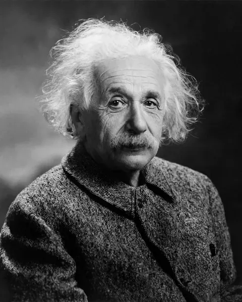 Portrait d'Albert Einstein