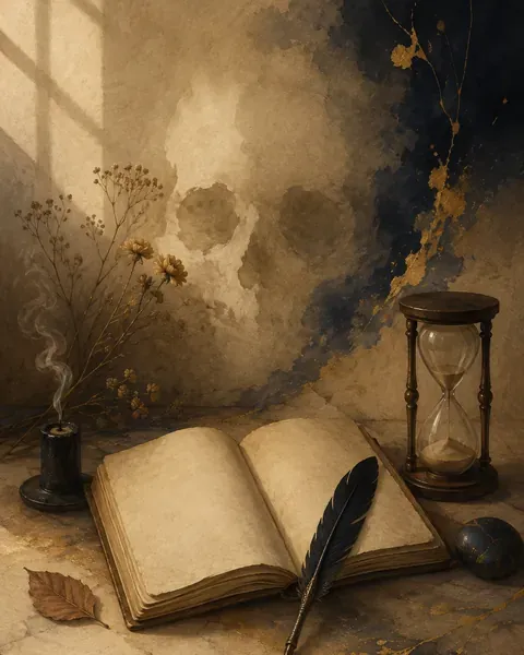 Illustration du thème la mort : philosophie et messages de deuil